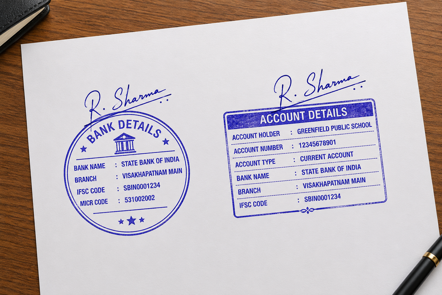 Banking & Accounting Stamps