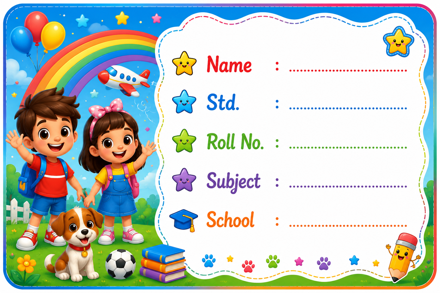 Cartoon Theme Stickers
