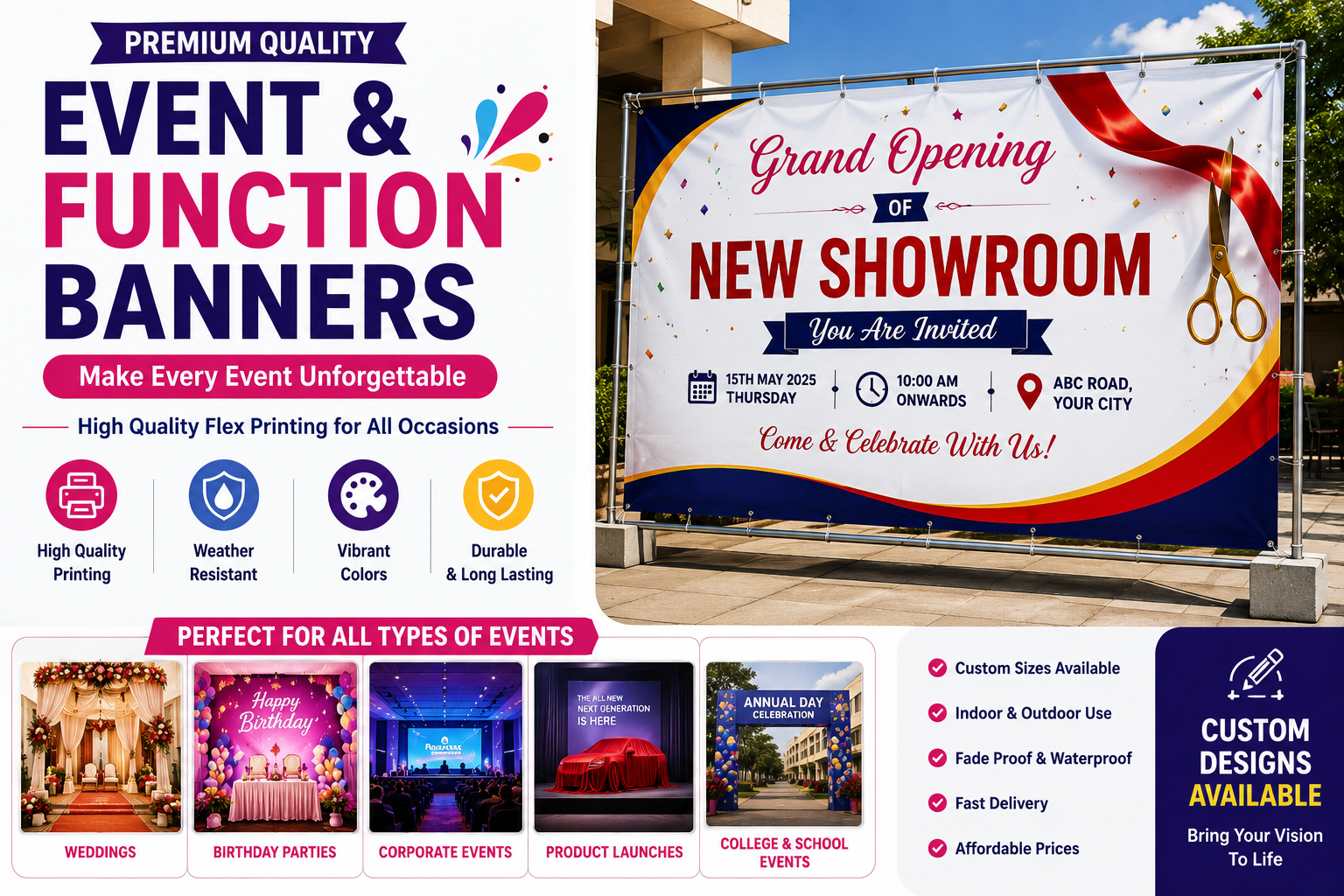 Event & Function Banners