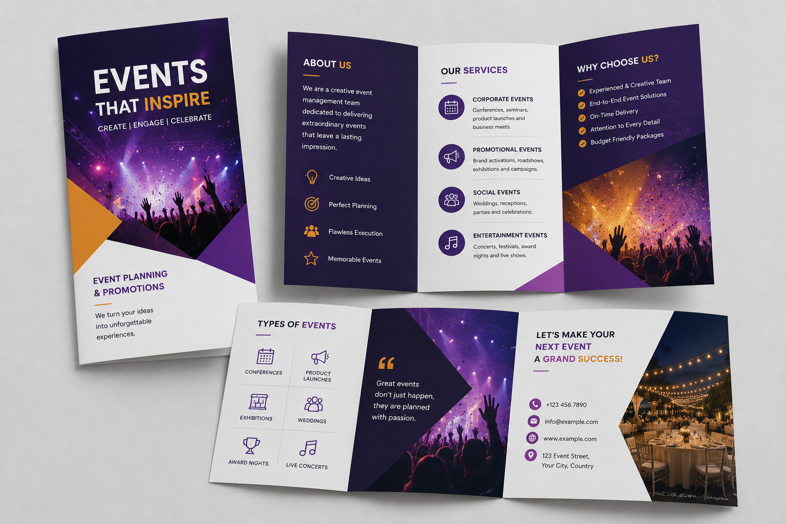 Event & Promotional Brochures