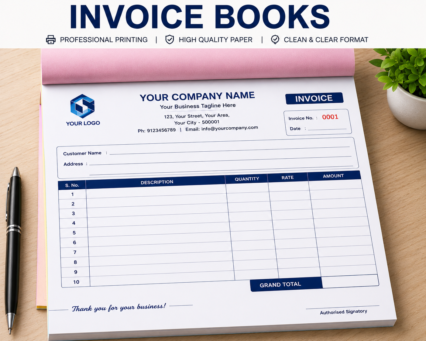 Invoice Books