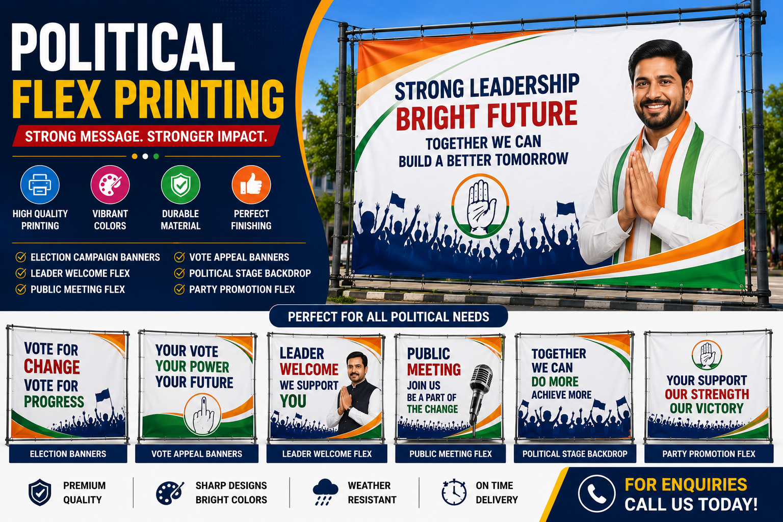 Political Flex Printing
