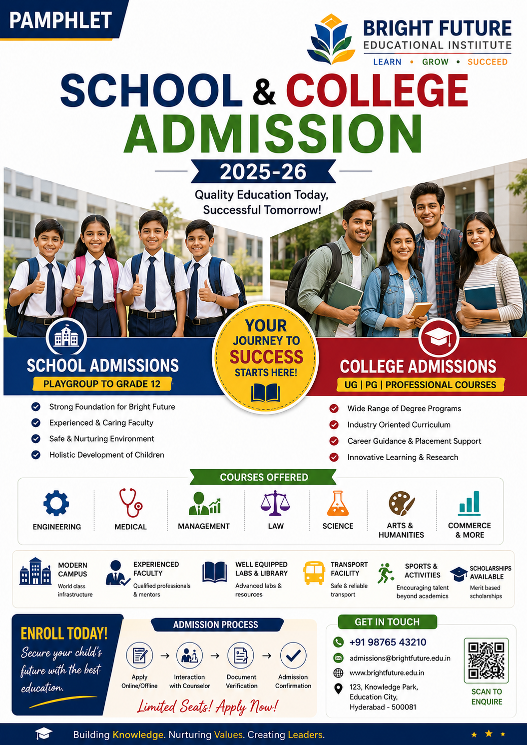 School & College Admission Pamphlets