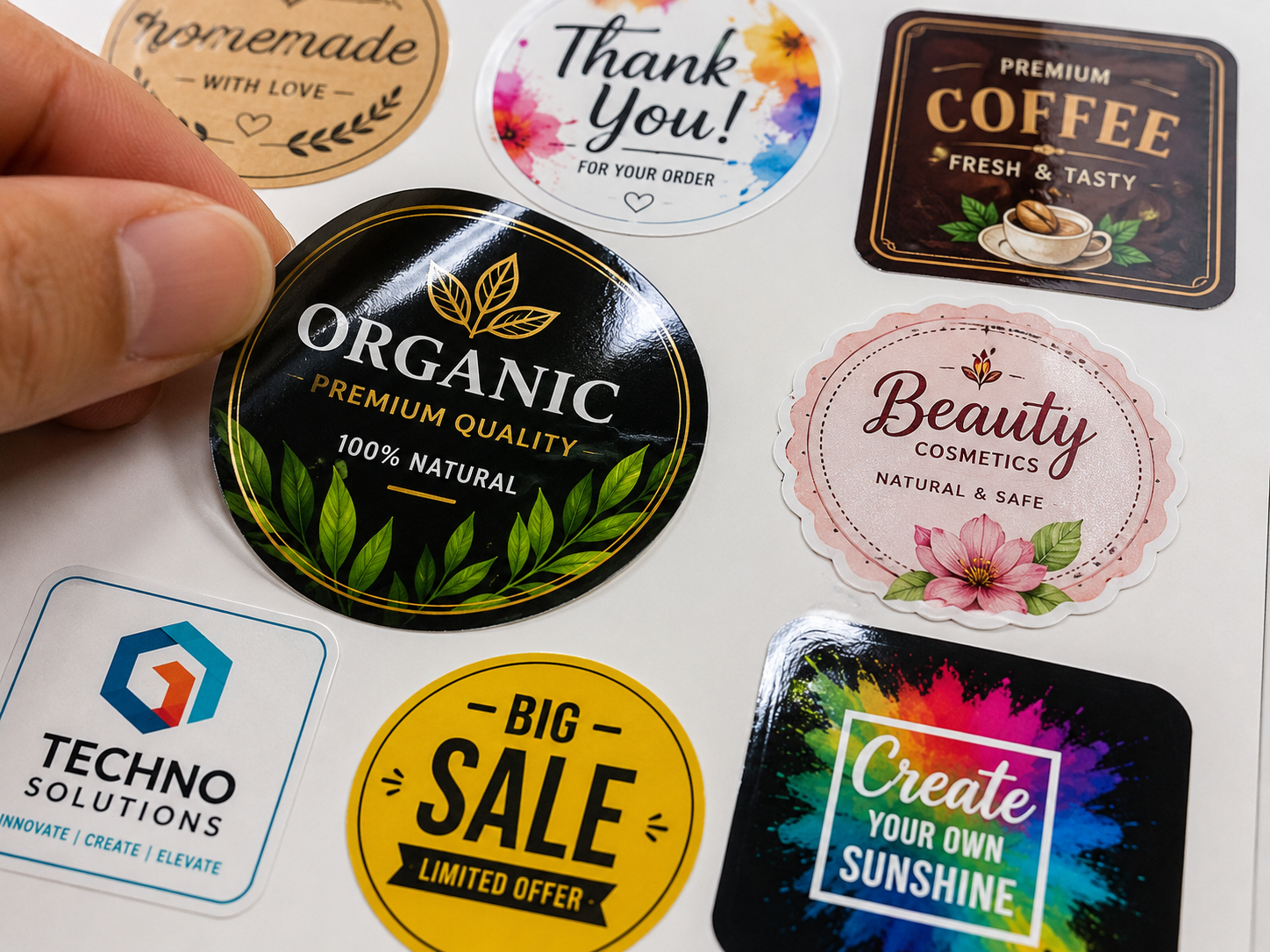 UV Sticker Printing