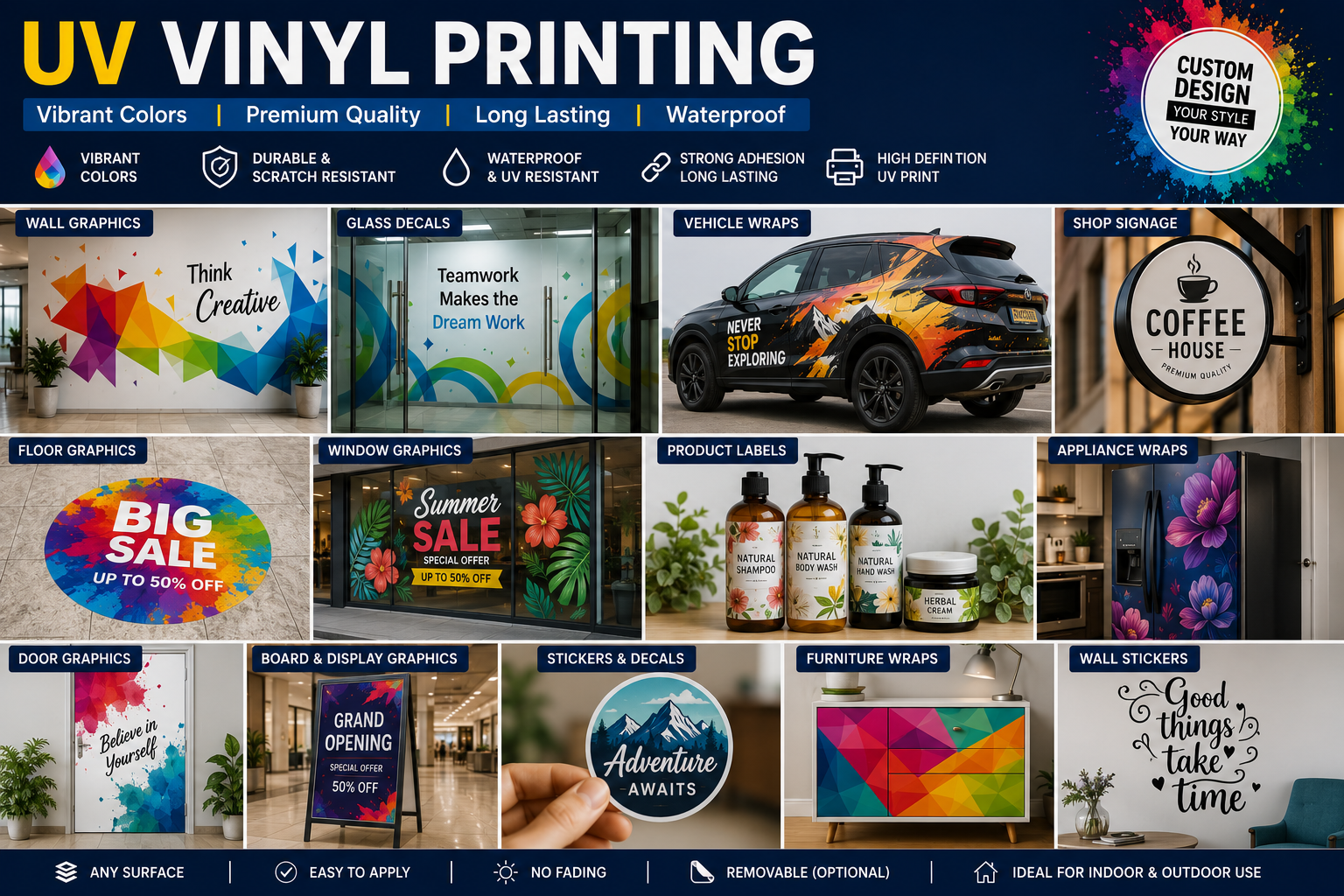 UV Vinyl Printing