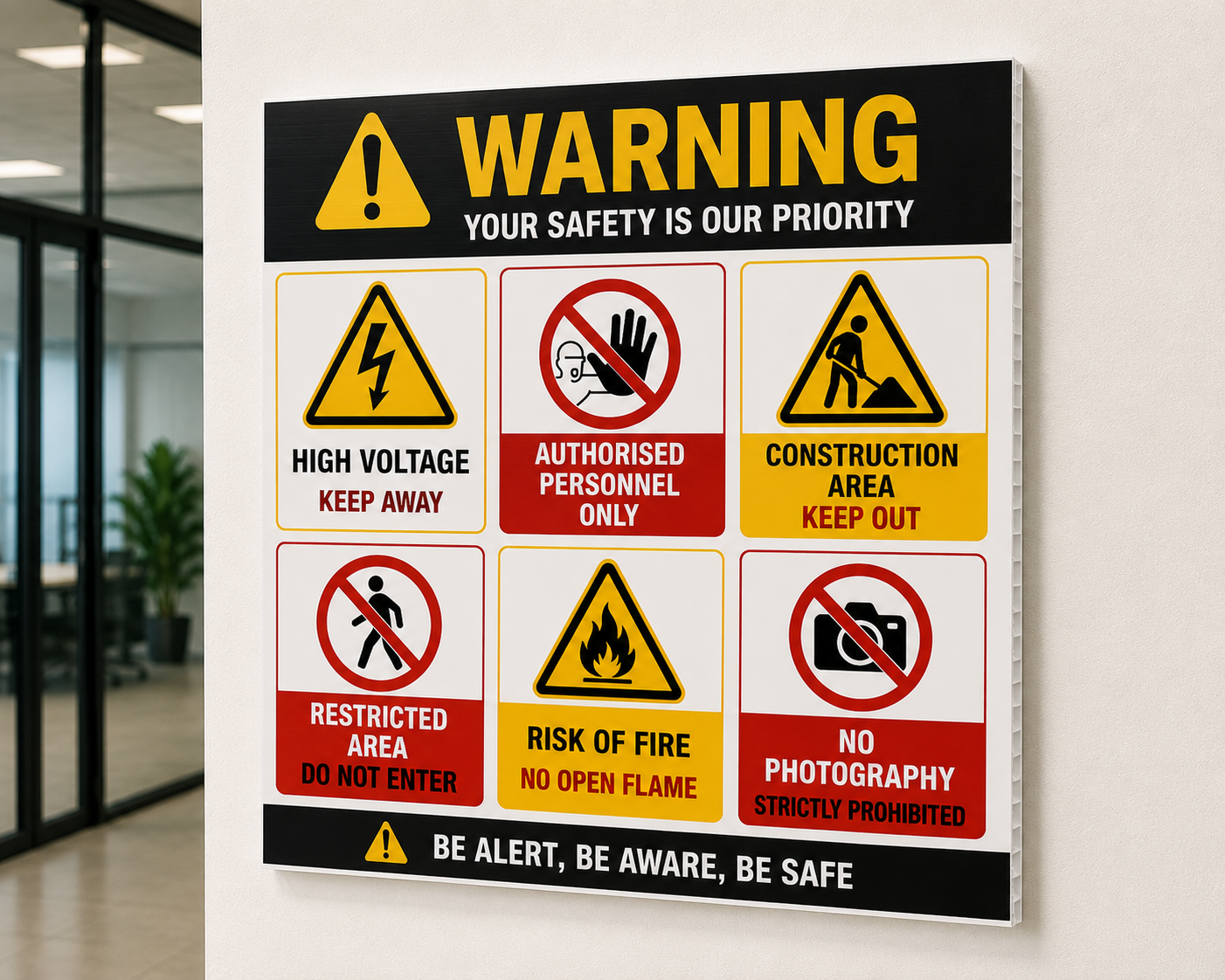 Warning Flute Boards