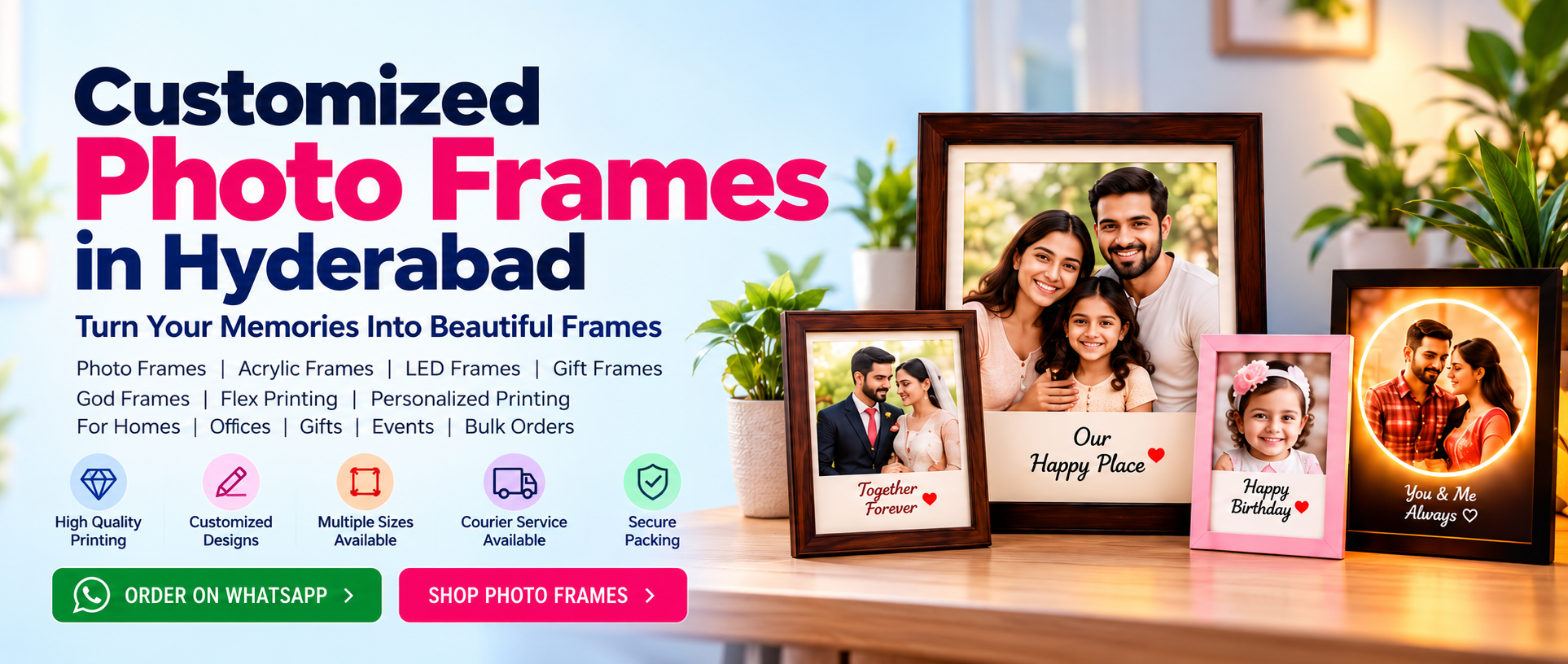Customized Photo Frames in Hyderabad